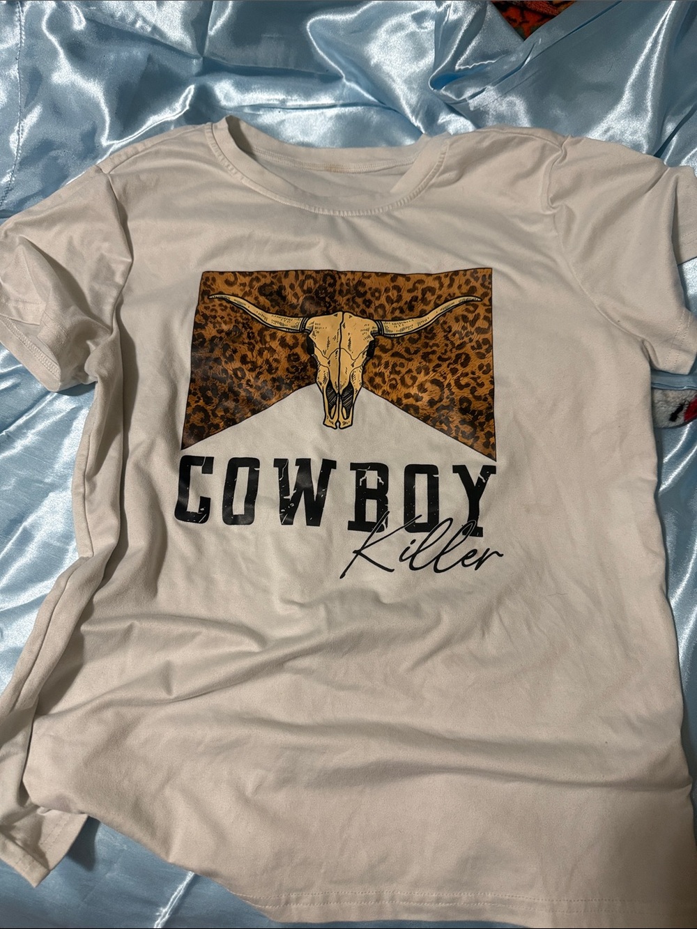 Kids Cowboy Killer Graphic Tee - White